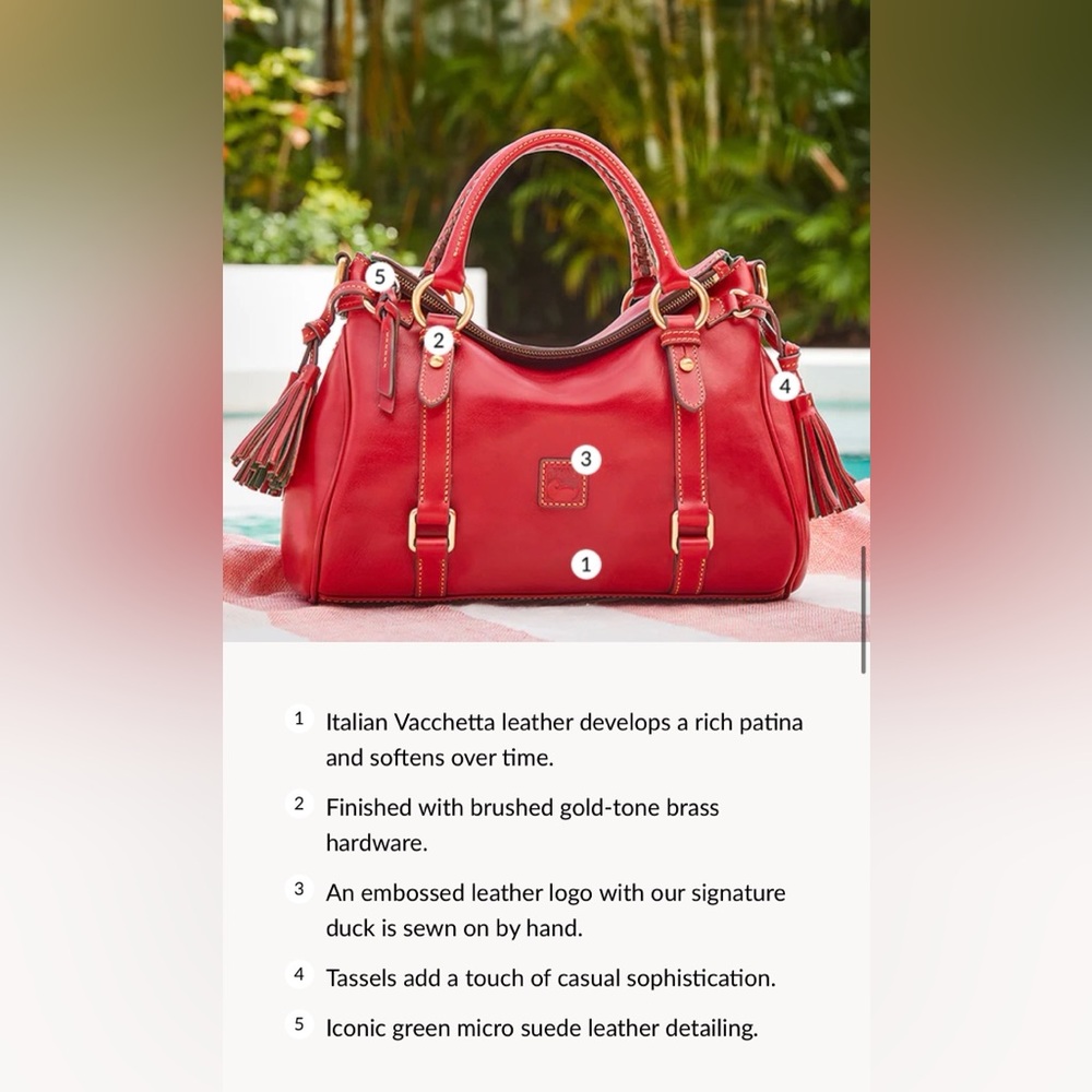 Dooney & Bourke Flourentine Satchel - Picture 12 of 13